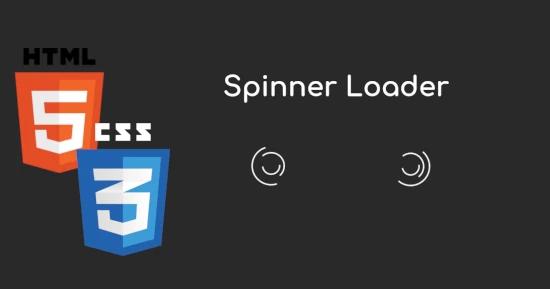 Spinner Loader for CSS