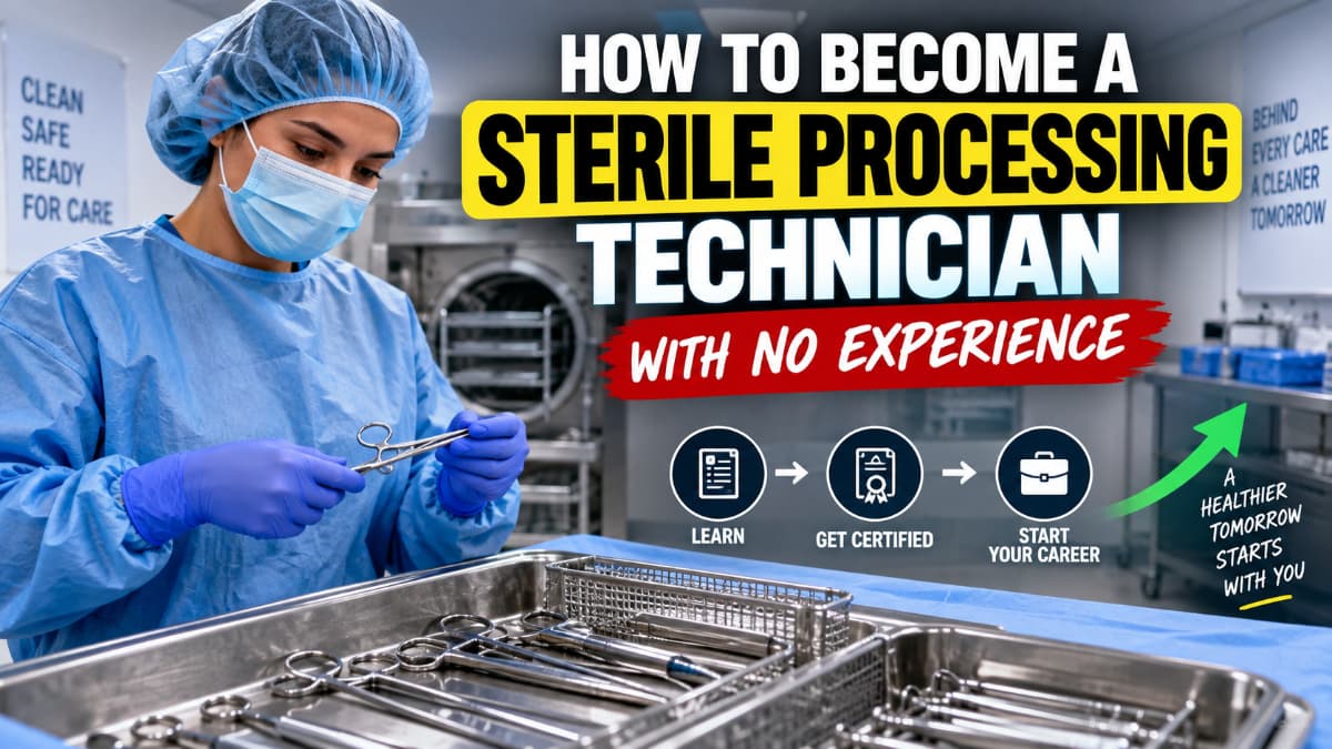 How to Become a Sterile Processing Technician With No Experience