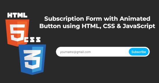 Subscription Form for CSS