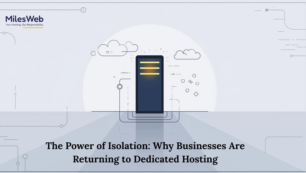 The Power of Isolation: Why Businesses Are Returning to Dedicated Hosting