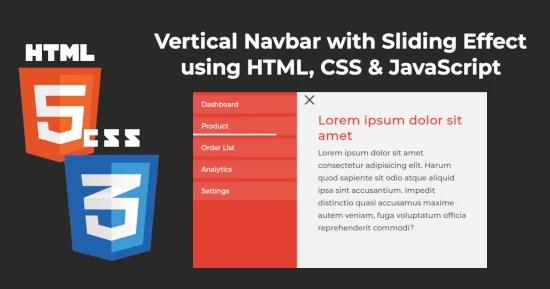 Vertical Menu with Sliding Effect for CSS