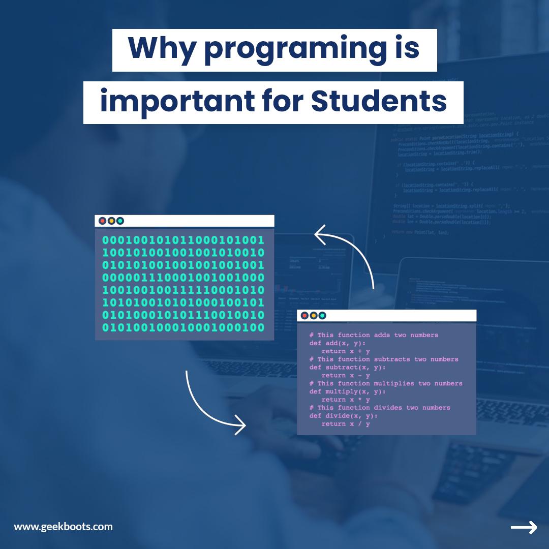 Why Programming is Important for First Year and School Students?