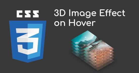 3D Image Effect on Hover for CSS