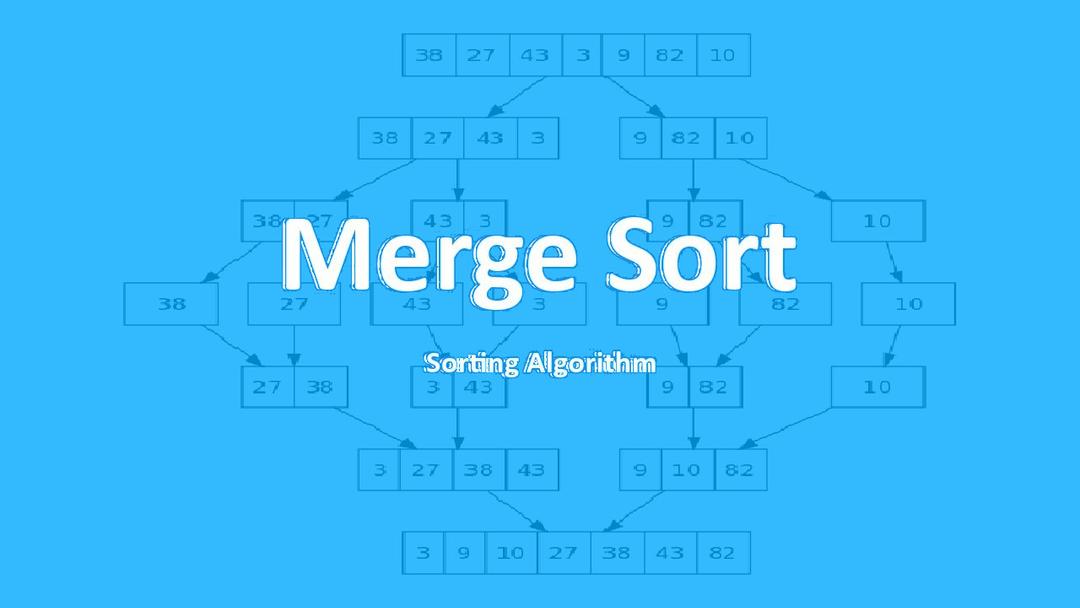 How does merge sort work?