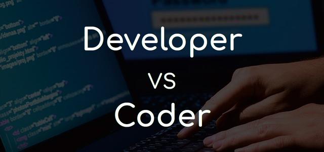 Developer vs Coder