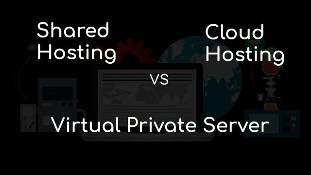 Shared hosting vs Cloud hosting vs VPS