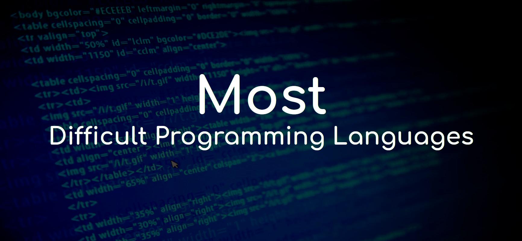 Programming languages that hard to learn