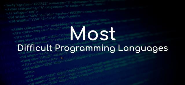 Programming languages that hard to learn
