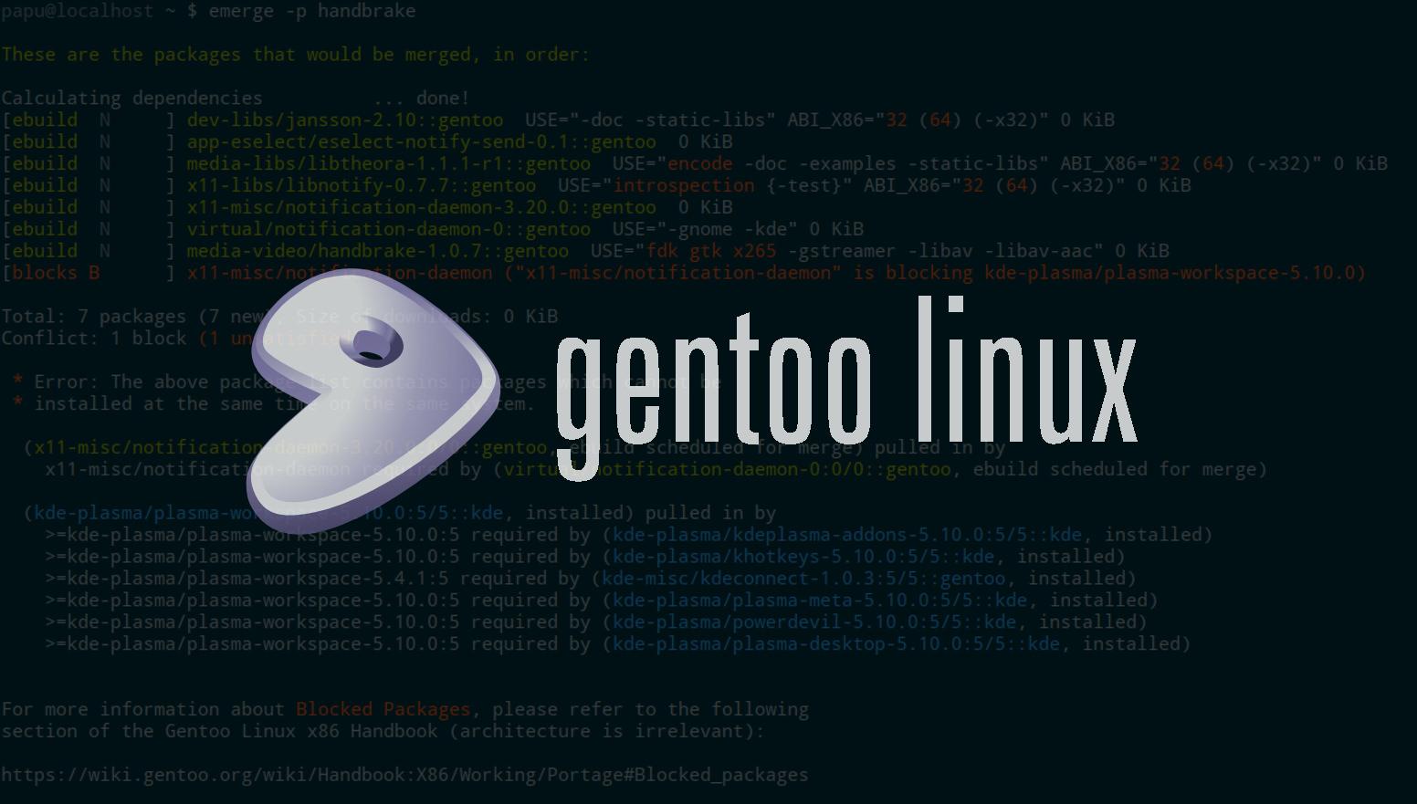 More about Gentoo Linux