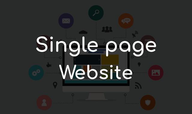 Single page website and its benefits for business