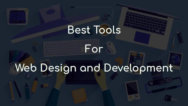 Best tools for web design and development